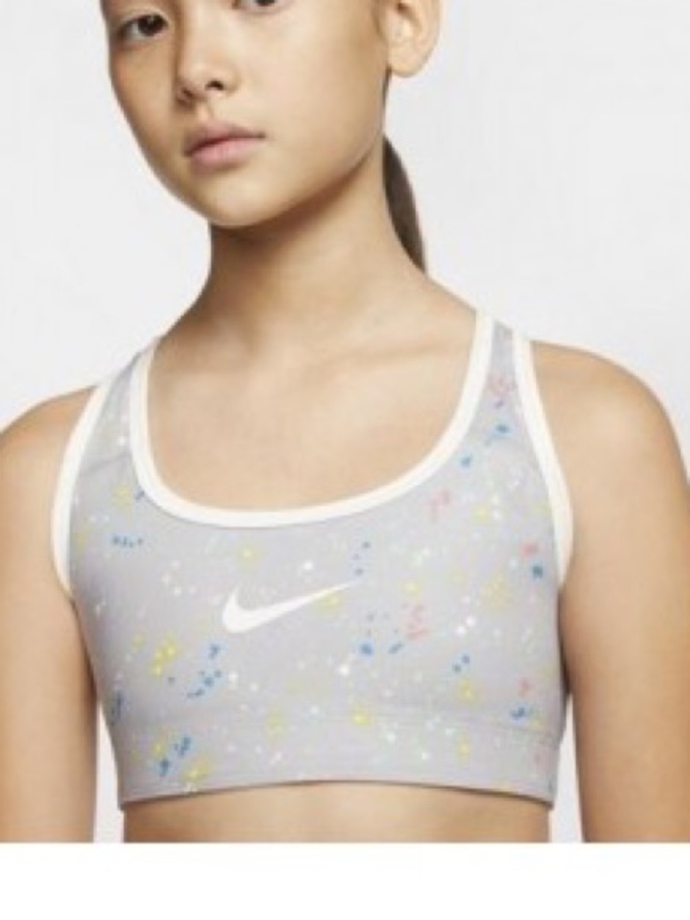 Nike girl reversible sports bra size M